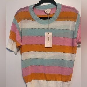 Light weight spring striped sweater nwt size small from online boutique